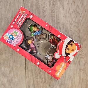 2007 Dora The Explorer Christmas Tree Ornaments‎